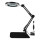 LED Hämardatav laualamp koos luubiga LED/11W/5V 3000-6000K must