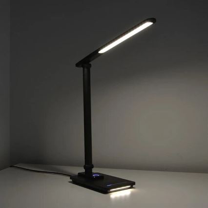 LED Hämardatav laualamp koos USB-ga LED/9W/230V 3000K/4000K/5500K must