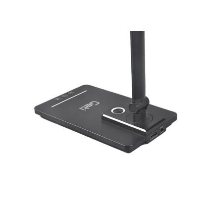 LED Hämardatav laualamp koos USB-ga LED/9W/230V 3000K/4000K/5500K must