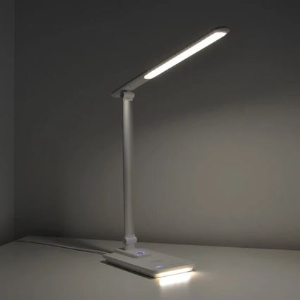 LED Hämardatav laualamp koos USB-ga LED/9W/230V 3000K/4000K/5500K valge
