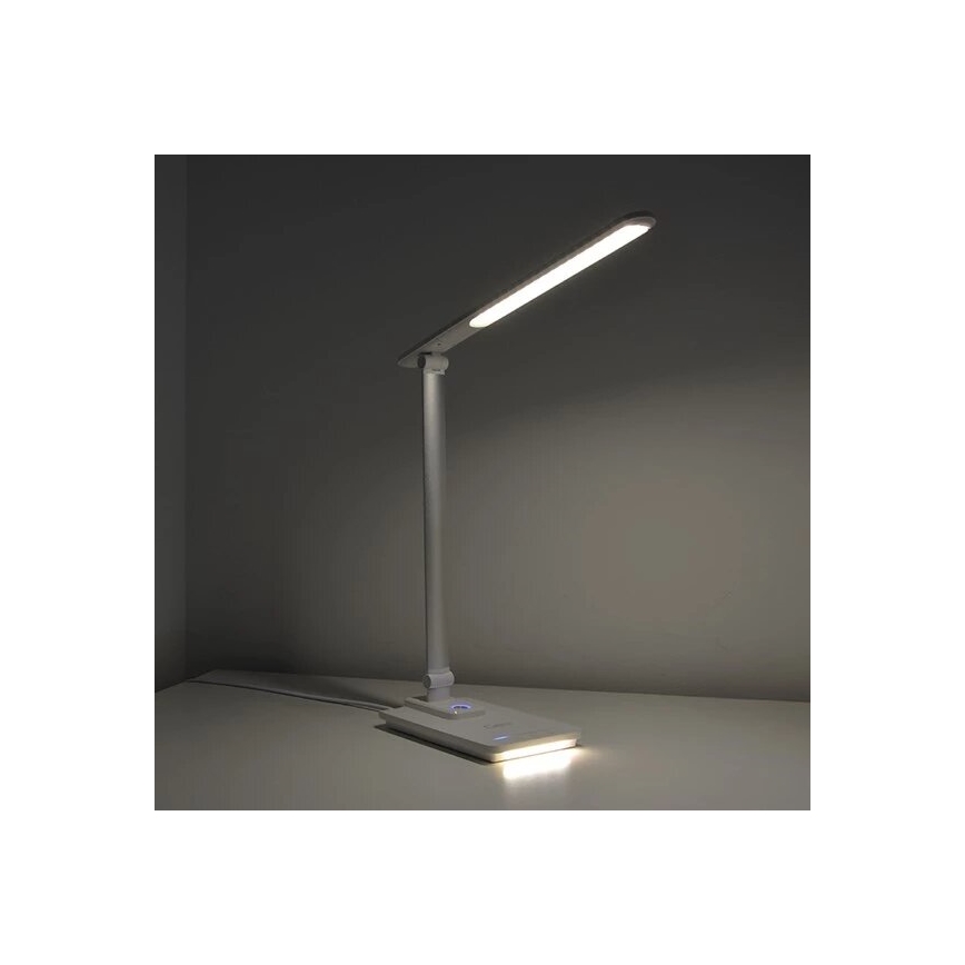 LED Hämardatav laualamp koos USB-ga LED/9W/230V 3000K/4000K/5500K valge