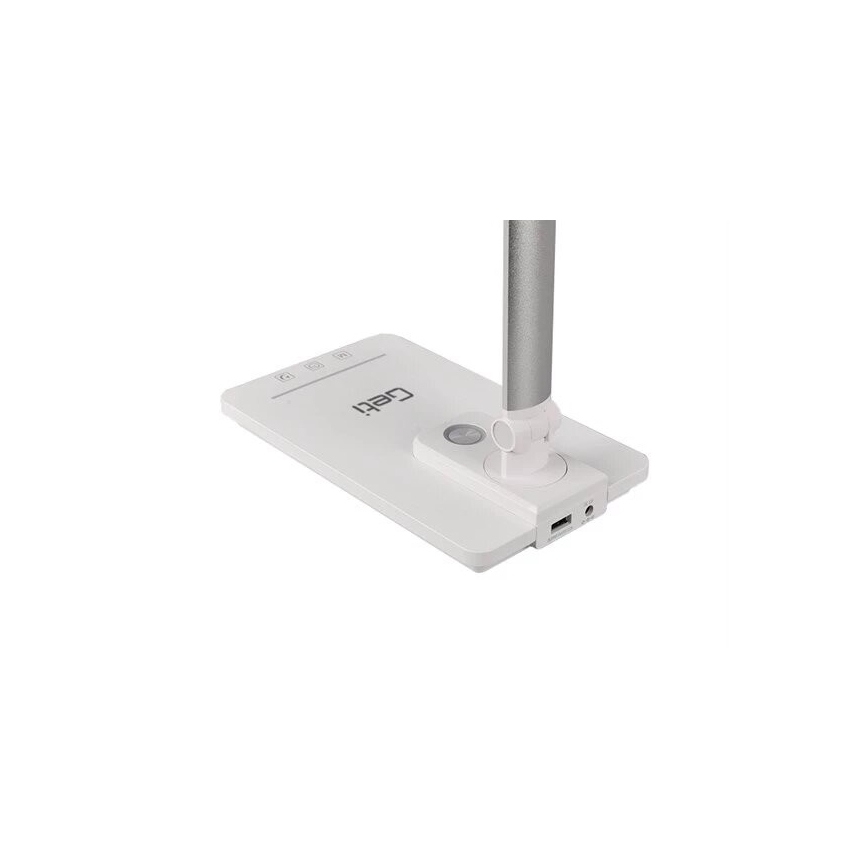 LED Hämardatav laualamp koos USB-ga LED/9W/230V 3000K/4000K/5500K valge