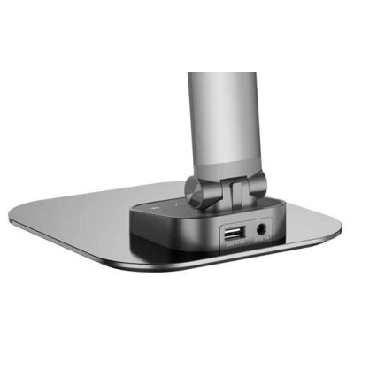 LED Hämardatav laualamp koos USB LED/7,5W/230V 3000K/4000K/5500K antratsiit