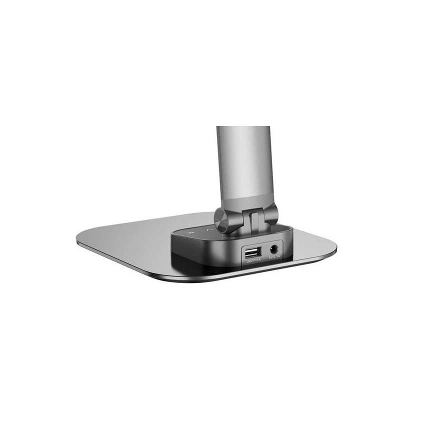 LED Hämardatav laualamp koos USB LED/7,5W/230V 3000K/4000K/5500K antratsiit
