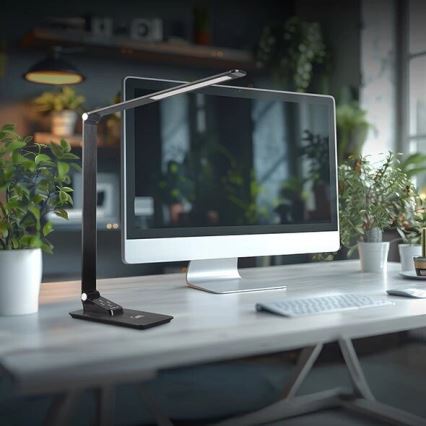 LED Hämardatav laualamp koos USB LED/7W/230V 3000K/4000K/5500K must