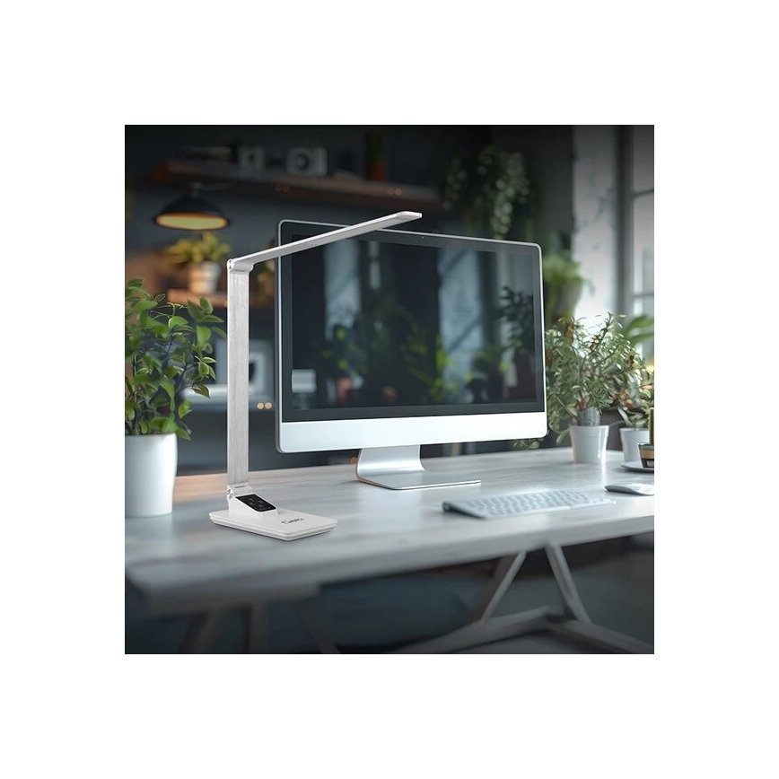 LED Hämardatav laualamp koos USB LED/7W/230V 3000K/4000K/5500K valge