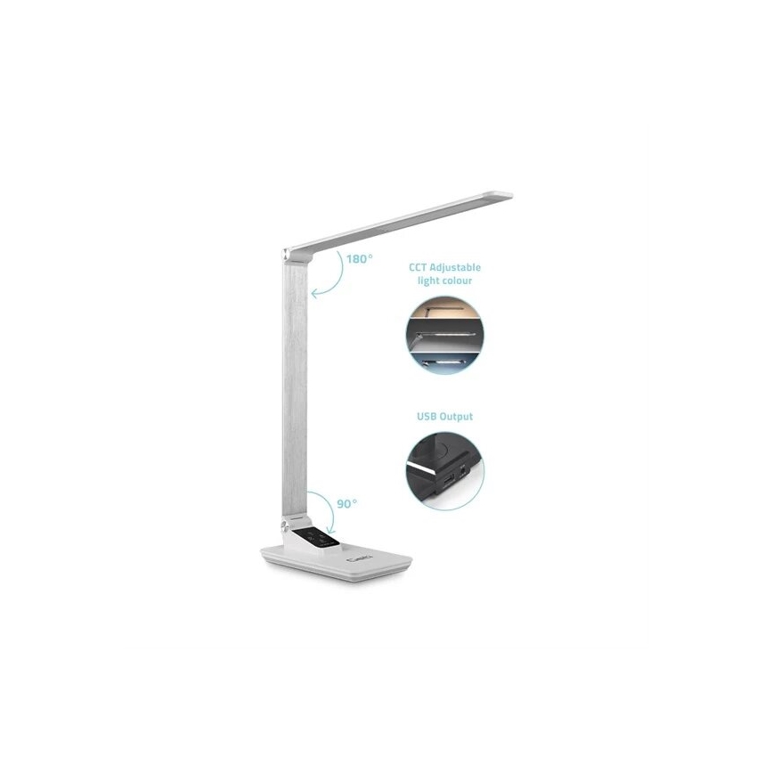 LED Hämardatav laualamp koos USB LED/7W/230V 3000K/4000K/5500K valge