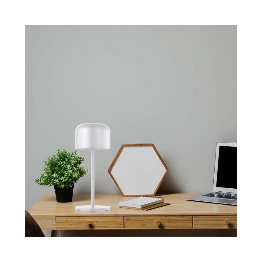 LED Hämardatav laetav puutetundlik laualamp LED/1,5W/5V 2700-5700K IP54 2200 mAh valge