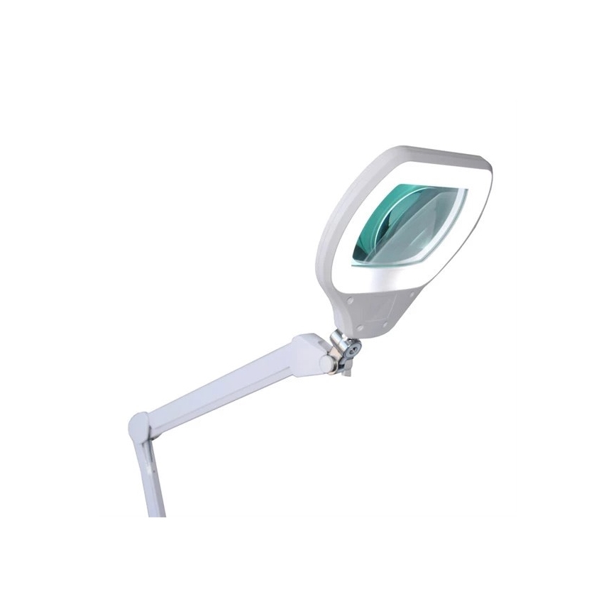LED Hämardatav laualamp luubiga LED/12W/230V valge