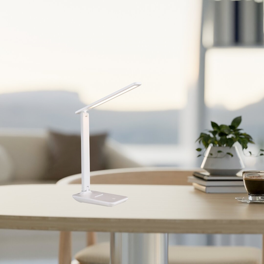 LED Hämardatav laualamp POST LED/5W/5V 3000-6500K valge