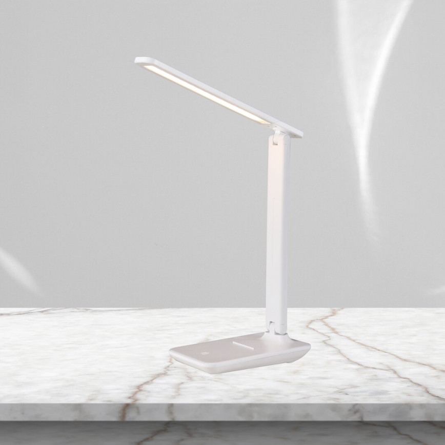 LED Hämardatav laualamp POST LED/5W/5V 3000-6500K valge
