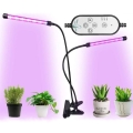 LED Hämardatav laualamp taimekasvatuseks kinnitusklambriga LED/8W/5V