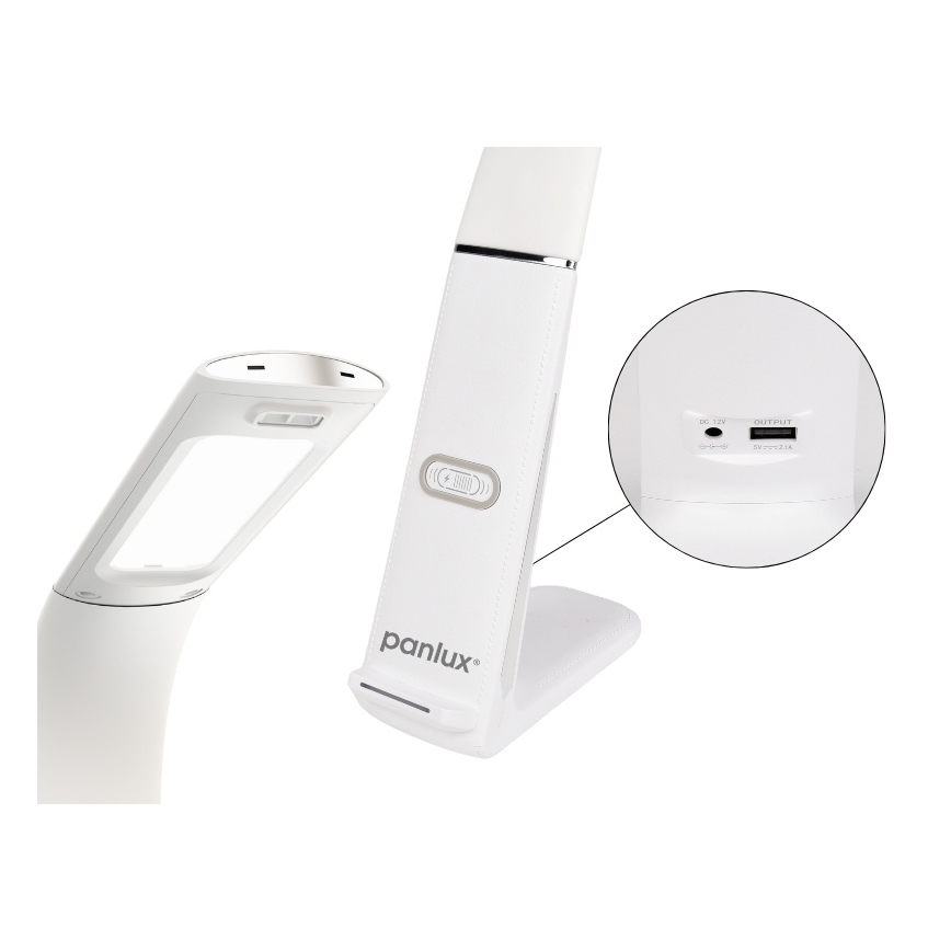 LED-hämardatav laualamp traadita laadimisega ja liikumisanduriga LORD EVO LED/8W/230V 3000K/4500K/6000K valge