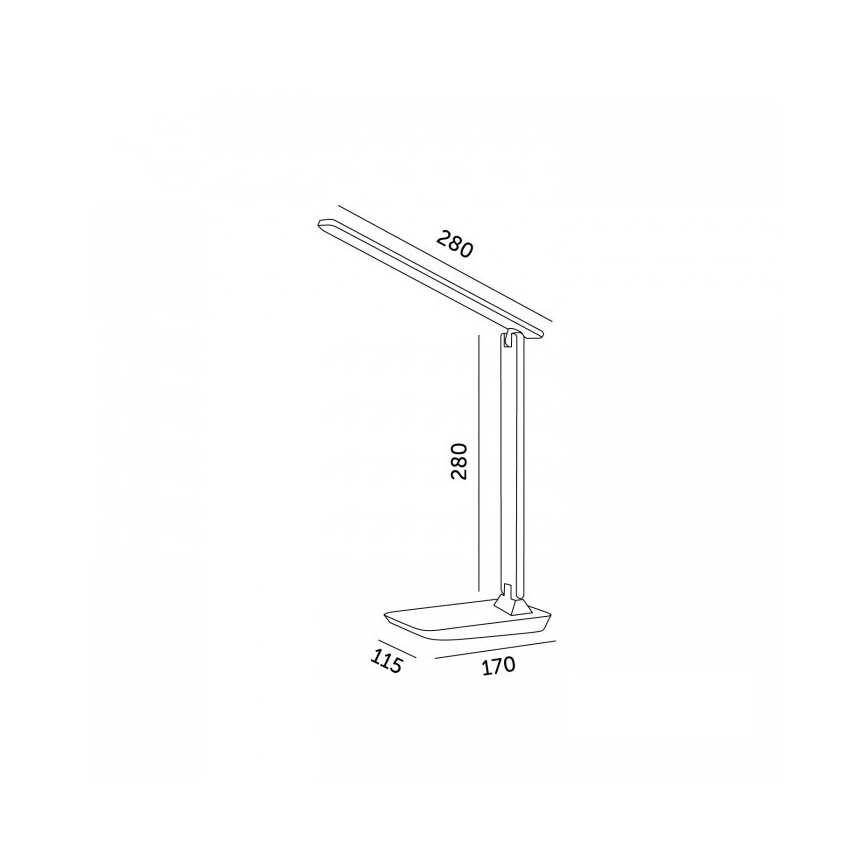 LED-hämardatav lauavalgusti NOBLITE N LED/7W/230V 3000/4000/6500K roosa