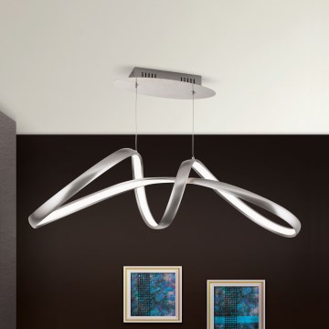 LED Hämardatav lühter CIRCUS LED/36W/230V hõbedane
