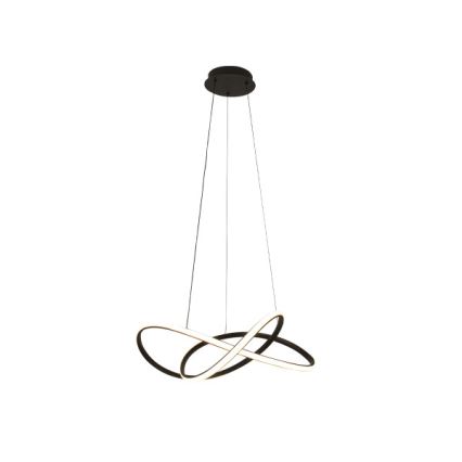 Hämardatav LED-rippvalgusti riputuskaabliga LED/85W/230V 3000-6500K läbimõõt 60 cm + kaugjuhtimispult