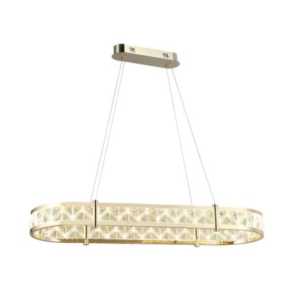 Hämardatav LED-kristalllühter kaabliga ENRIQUE LED/50W//230V 3000-6000K + kaugjuhtimispult