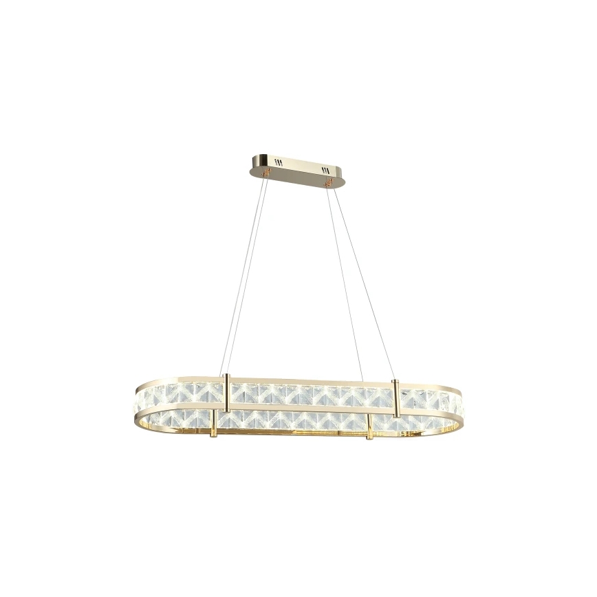 Hämardatav LED-kristalllühter kaabliga ENRIQUE LED/50W//230V 3000-6000K + kaugjuhtimispult