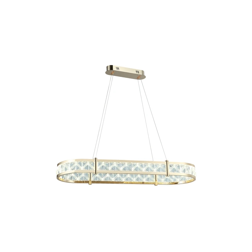 Hämardatav LED-kristalllühter kaabliga ENRIQUE LED/50W//230V 3000-6000K + kaugjuhtimispult