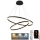 LED Hämardatav lühter LED/100W/230V 3000-6500K d. 80 cm + kaugjuhtimispult