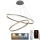 LED Hämardatav lühter LED/100W/230V 3000-6500K d. 80 cm + kaugjuhtimispult