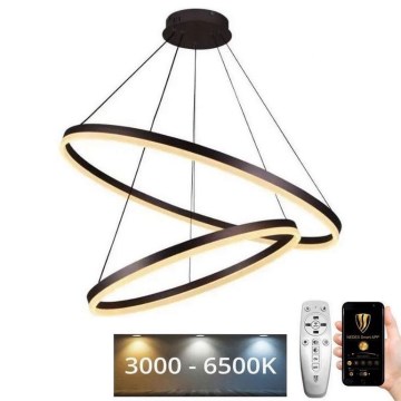 LED Hämardatav lühter LED/100W/230V 3000-6500K d. 80 cm + kaugjuhtimispult