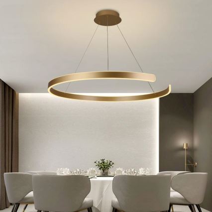 LED Hämardatav lühter LED/100W/230V 3000-6500K d. 80 cm + kaugjuhtimispult