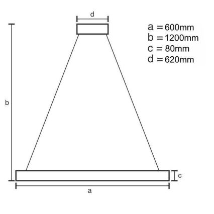 LED Hämardatav lühter LED/100W/230V 3000-6500K + kaugjuhtimispult