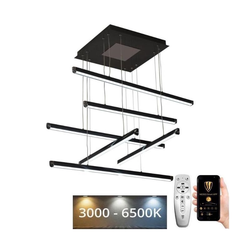 LED Hämardatav lühter LED/100W/230V 3000-6500K + kaugjuhtimispult