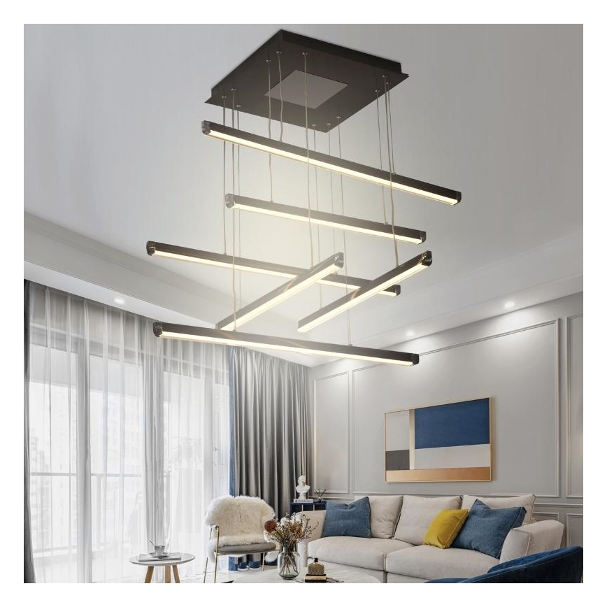 LED Hämardatav lühter LED/100W/230V 3000-6500K + kaugjuhtimispult