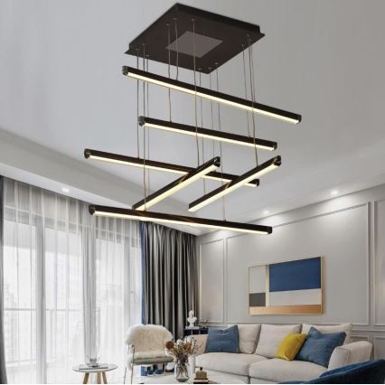 LED Hämardatav lühter LED/100W/230V 3000-6500K + kaugjuhtimispult
