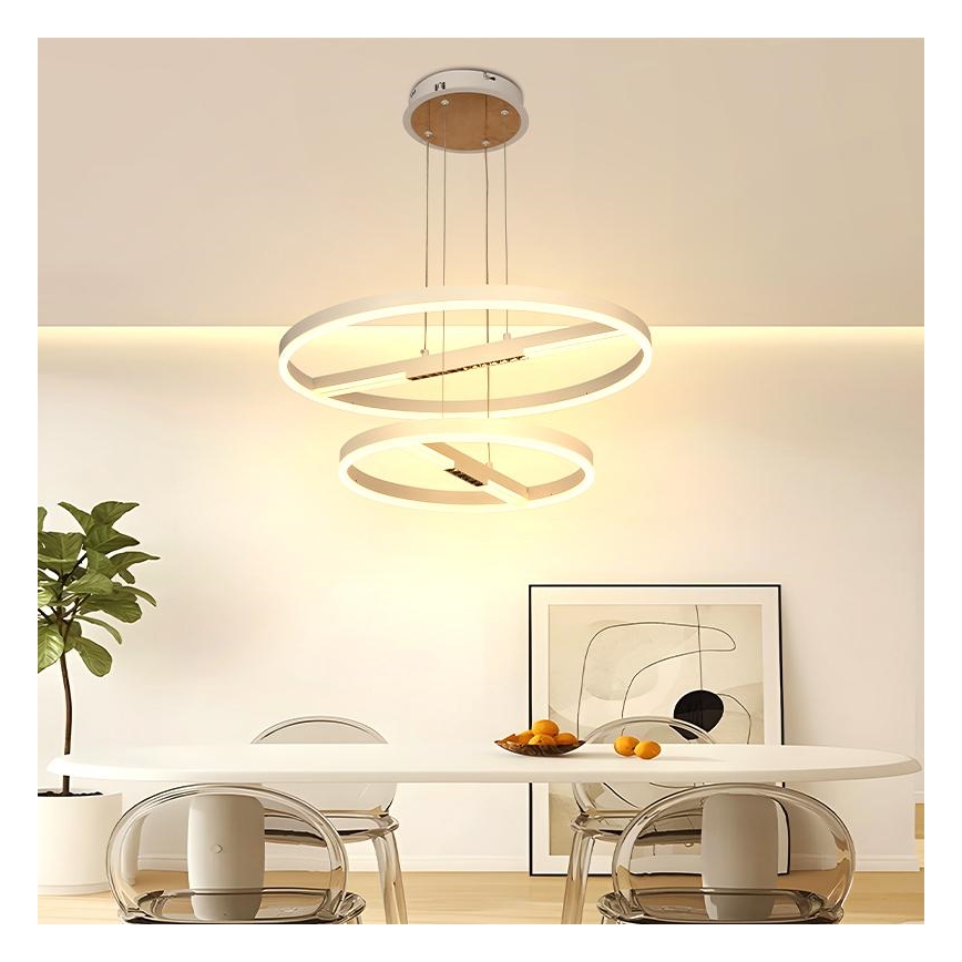 LED Hämardatav lühter LED/100W/230V 3000-6500K + kaugjuhtimispult