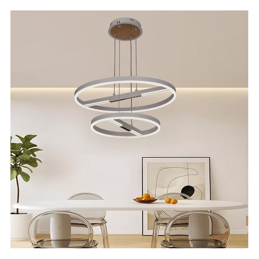 LED Hämardatav lühter LED/100W/230V 3000-6500K + kaugjuhtimispult