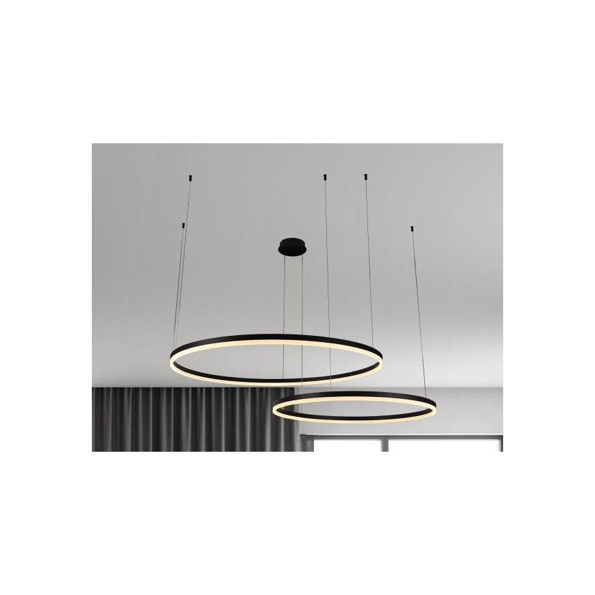 LED Hämardatav lühter LED/100W/230V 3000-6500K d. 80 cm + kaugjuhtimispult