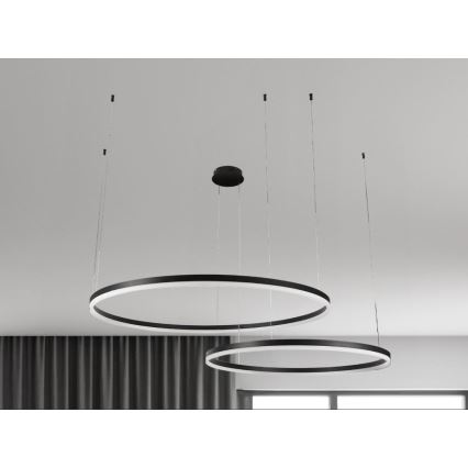 LED Hämardatav lühter LED/100W/230V 3000-6500K d. 80 cm + kaugjuhtimispult