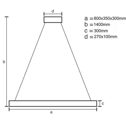 LED Hämardatav kristall-lühter LED/100W/230V 3000-6500K kuldne + kaugjuhtimispult