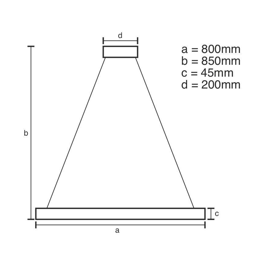 LED Hämardatav lühter LED/100W/230V 3000-6500K + pult