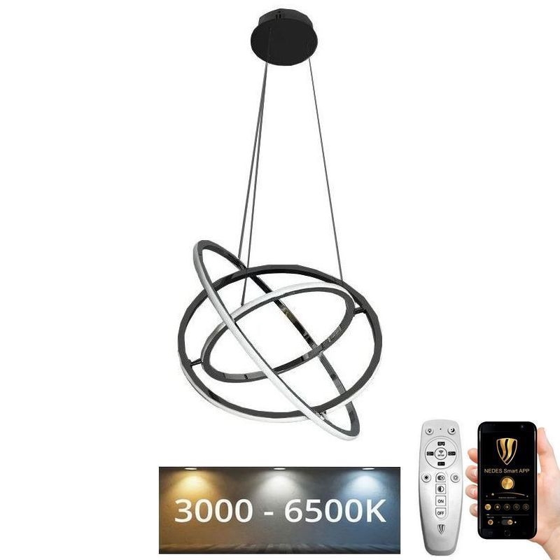 LED Hämardatav lühter LED/105W/230V 3000-6500K d. 60 cm + kaugjuhtimispult