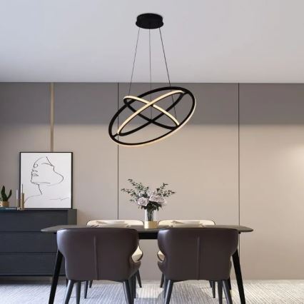 LED Hämardatav lühter LED/105W/230V 3000-6500K d. 60 cm + kaugjuhtimispult