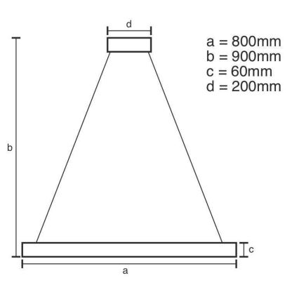 LED Hämardatav lühter LED/110W/230V 3000-6500K + kaugjuhtimispult