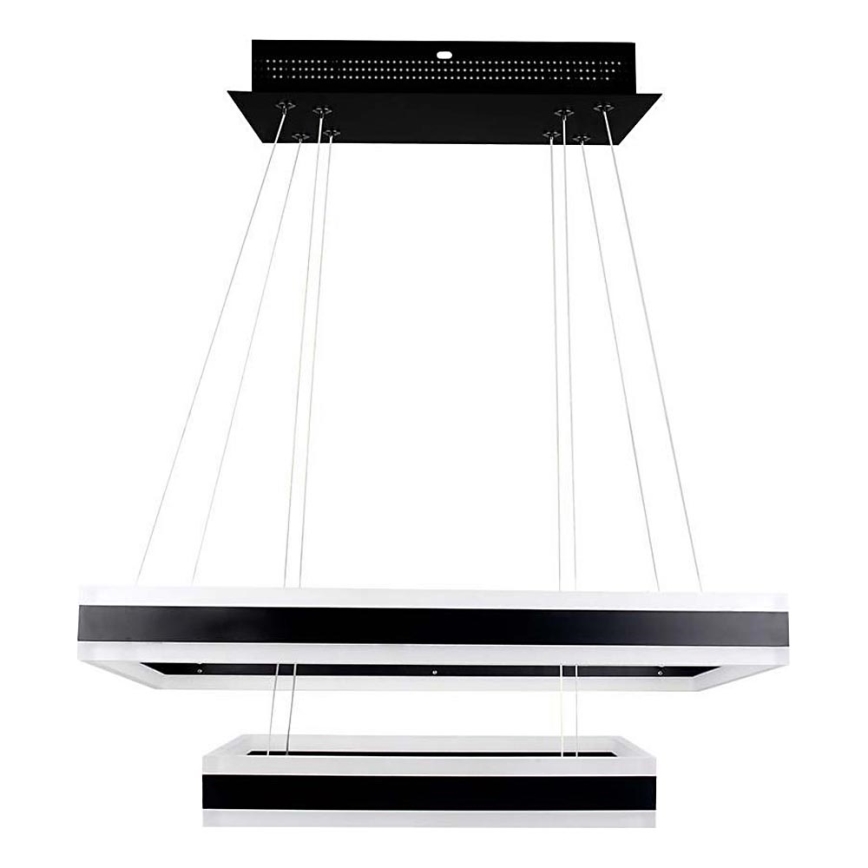 LED Hämardatav lühter LED/113W/230V 3000K must