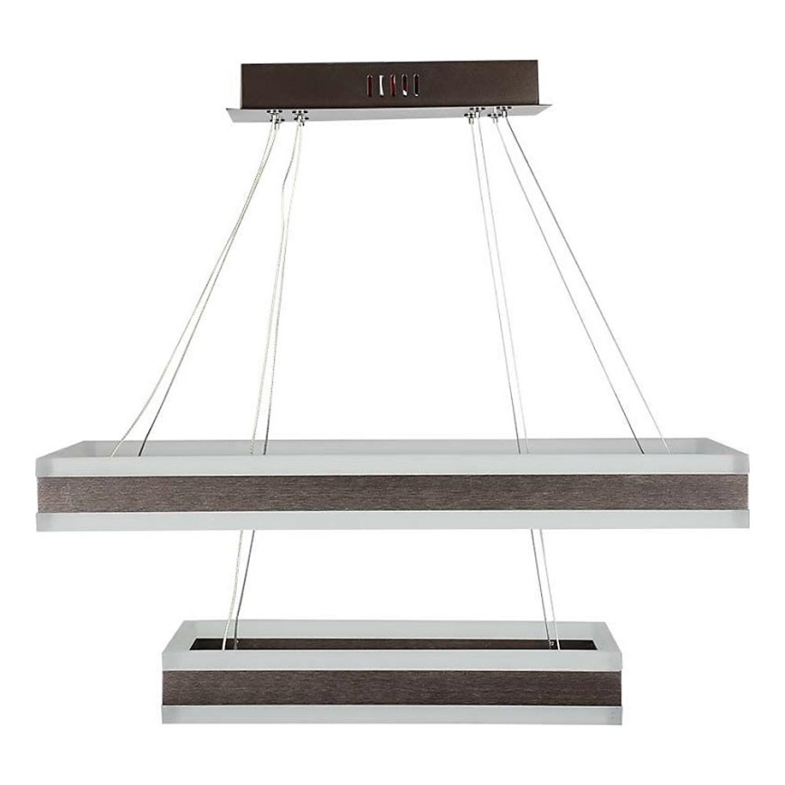 LED Hämardatav lühter LED/113W/230V 3000K pruun