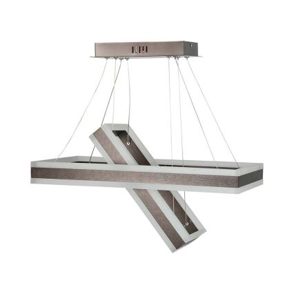 LED Hämardatav lühter LED/113W/230V 3000K pruun