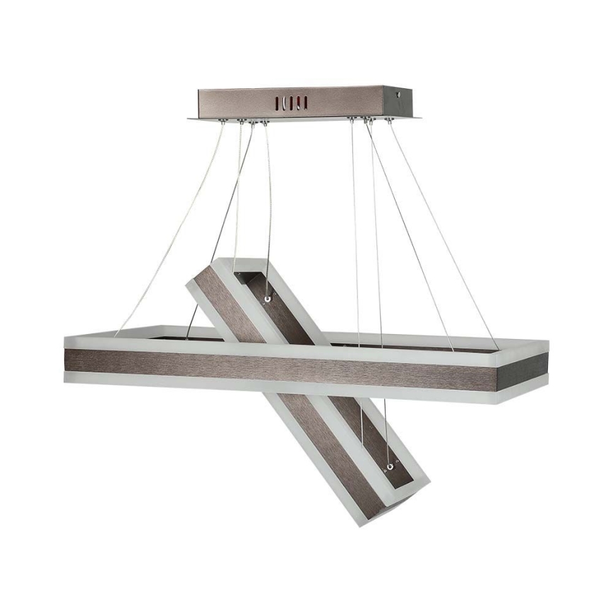LED Hämardatav lühter LED/113W/230V 3000K pruun