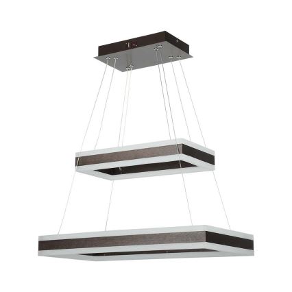 LED Hämardatav lühter LED/113W/230V 3000K pruun