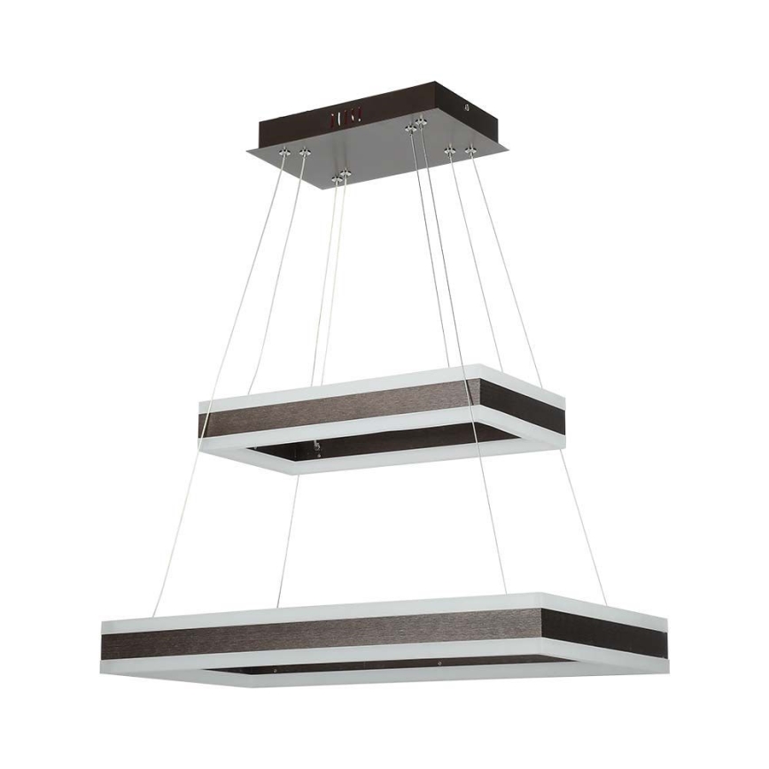 LED Hämardatav lühter LED/113W/230V 3000K pruun