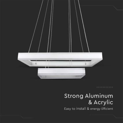 LED Hämardatav lühter LED/113W/230V 3000K valge