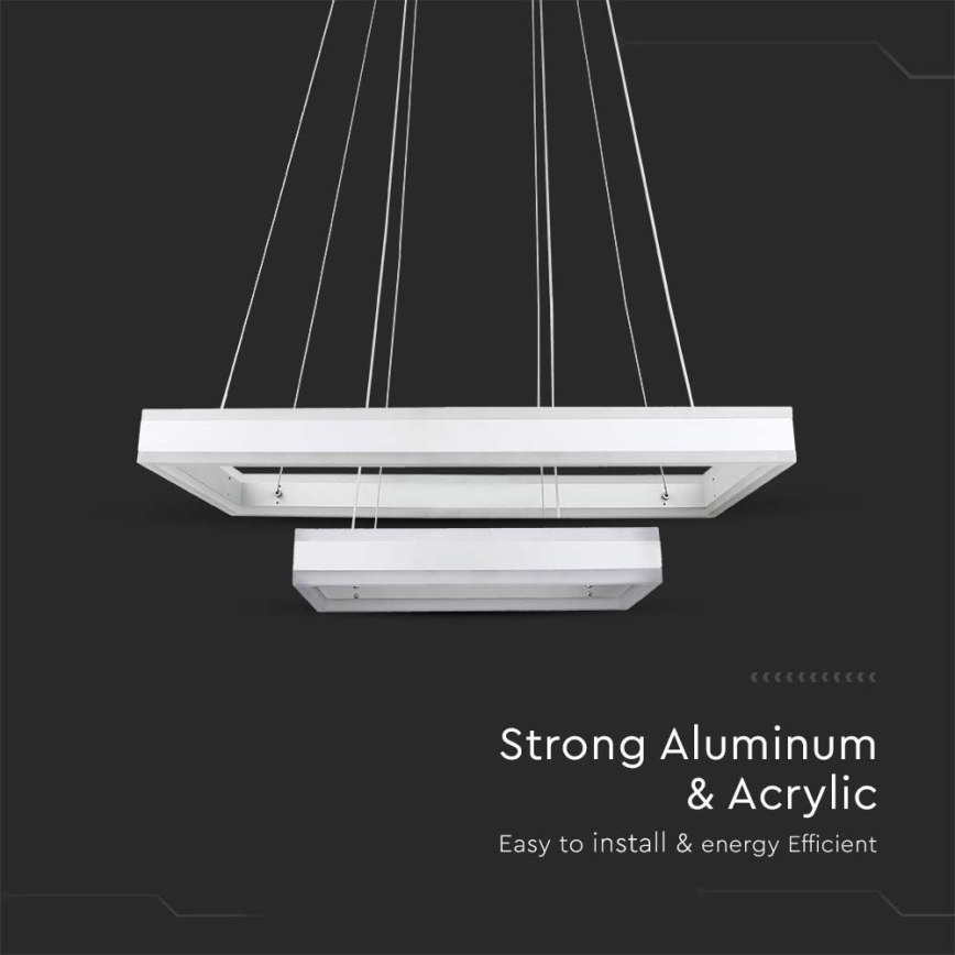 LED Hämardatav lühter LED/113W/230V 3000K valge