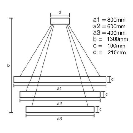 LED Hämardatav kristall-lühter LED/115W/230V 3000-6500K läikiv kroom + kaugjuhtimispult