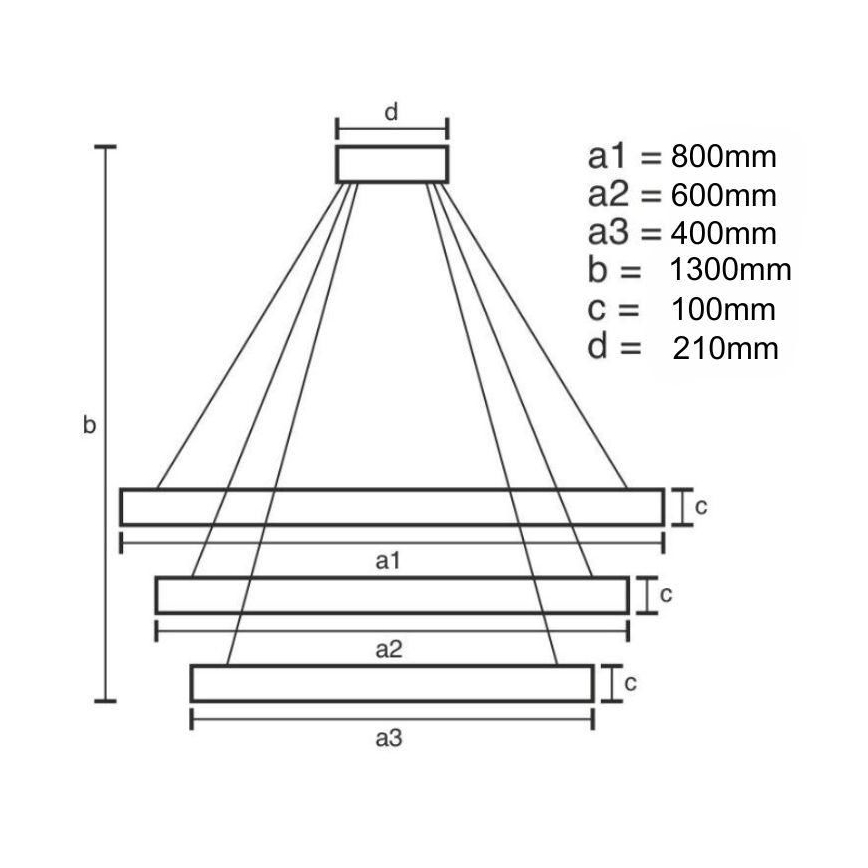 LED Hämardatav kristall-lühter LED/115W/230V 3000-6500K kroom/kuldne + kaugjuhtimispult